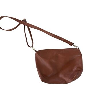 Steve Madden Brown Leather Crossbody Bag